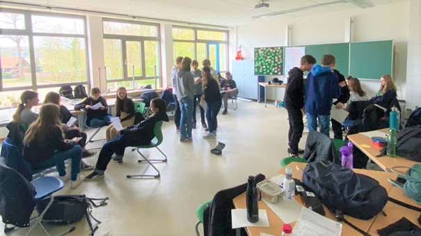 Peer-Training der Klasse 8.2